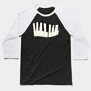 Piano Keys Keyboard Pianist Musician Baseball T-Shirt